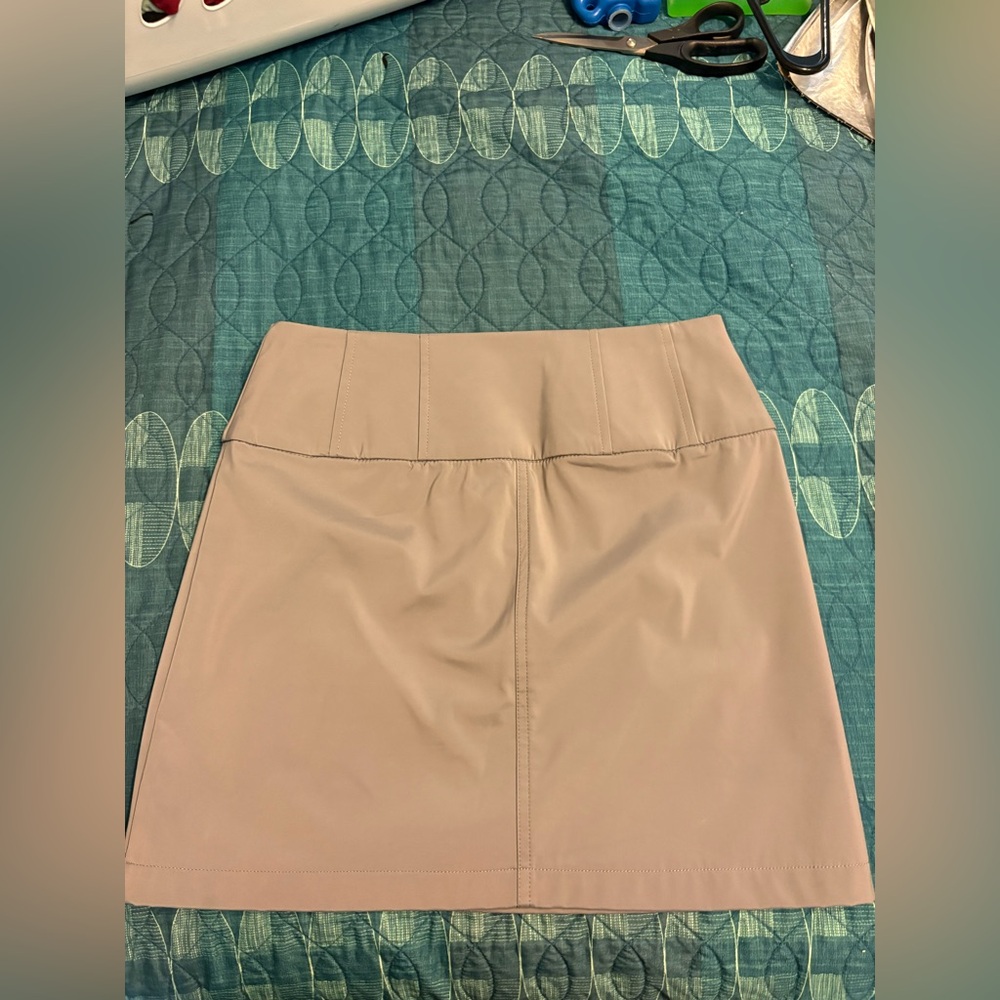 Zara grey/silver Pencil Mini Skirt for Work